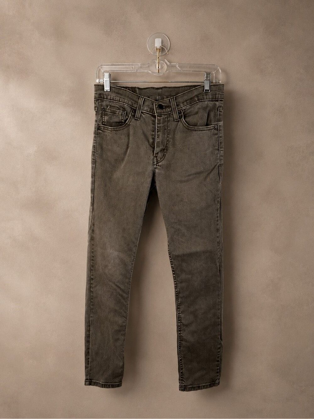 Levi’s W29 L32 511 Slim Fit Jeans Washed Gray Stretch Denim